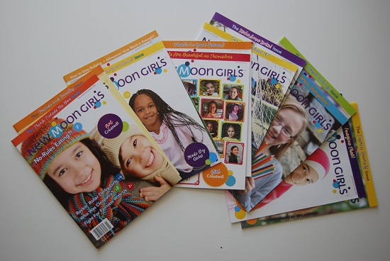 12 copies new moon girls magazine