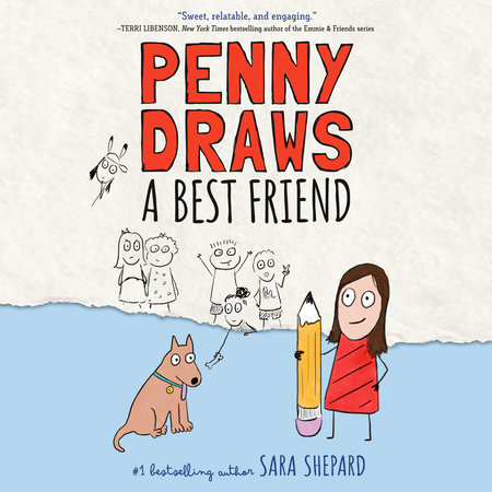 Book cover image for Penny Draws a Best Friend by Sara Shepard